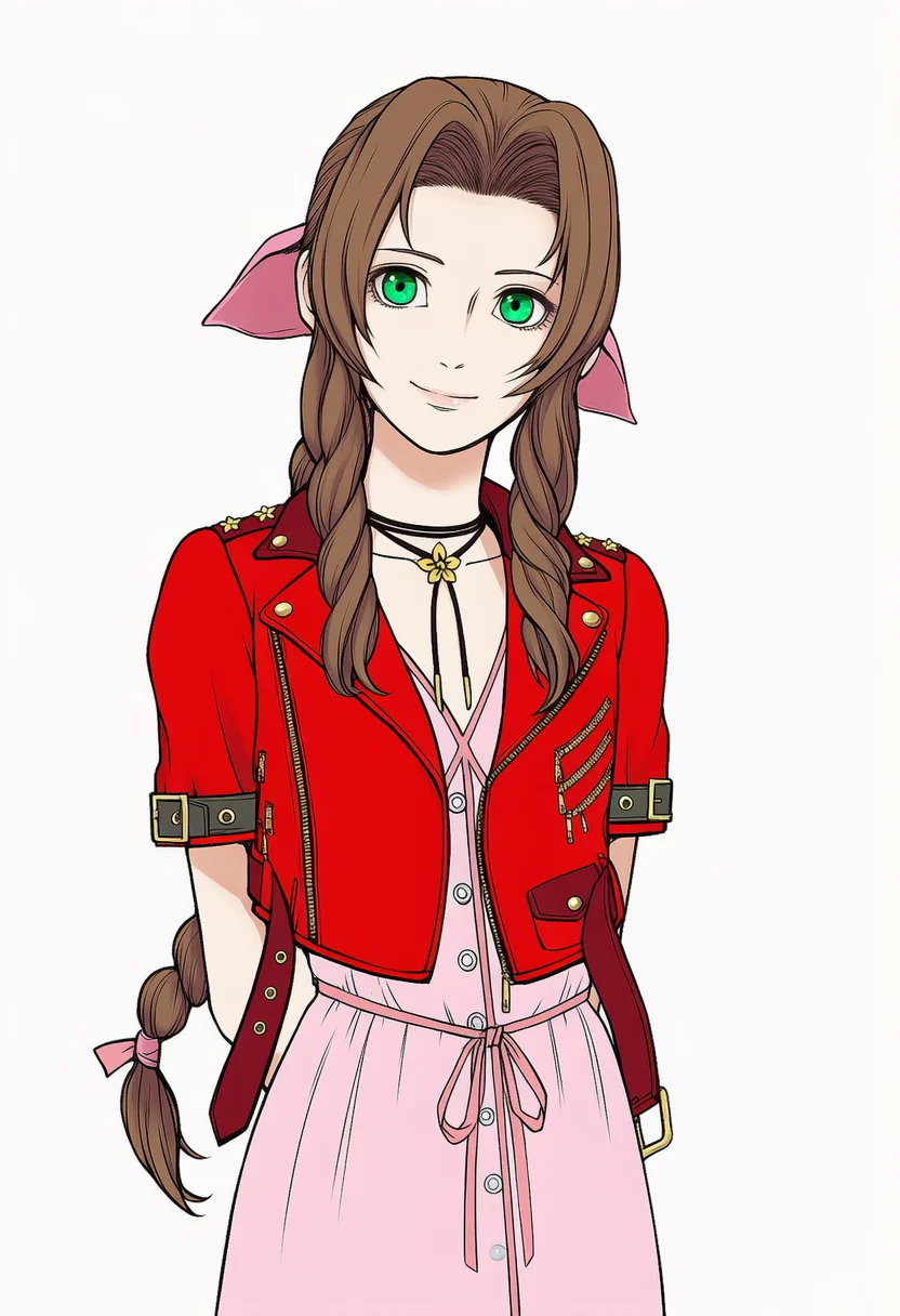 aerith gainsborough (pink mermaid)