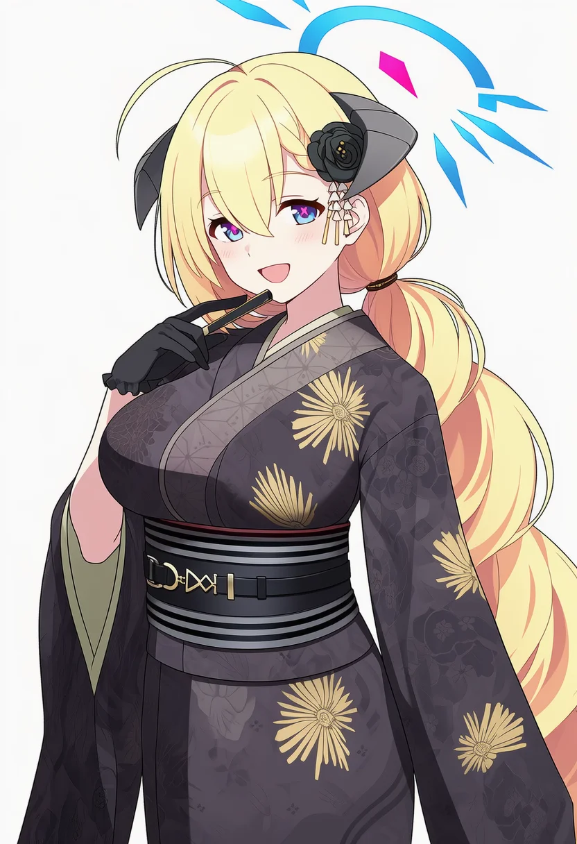 akari (new year) (blue archive)