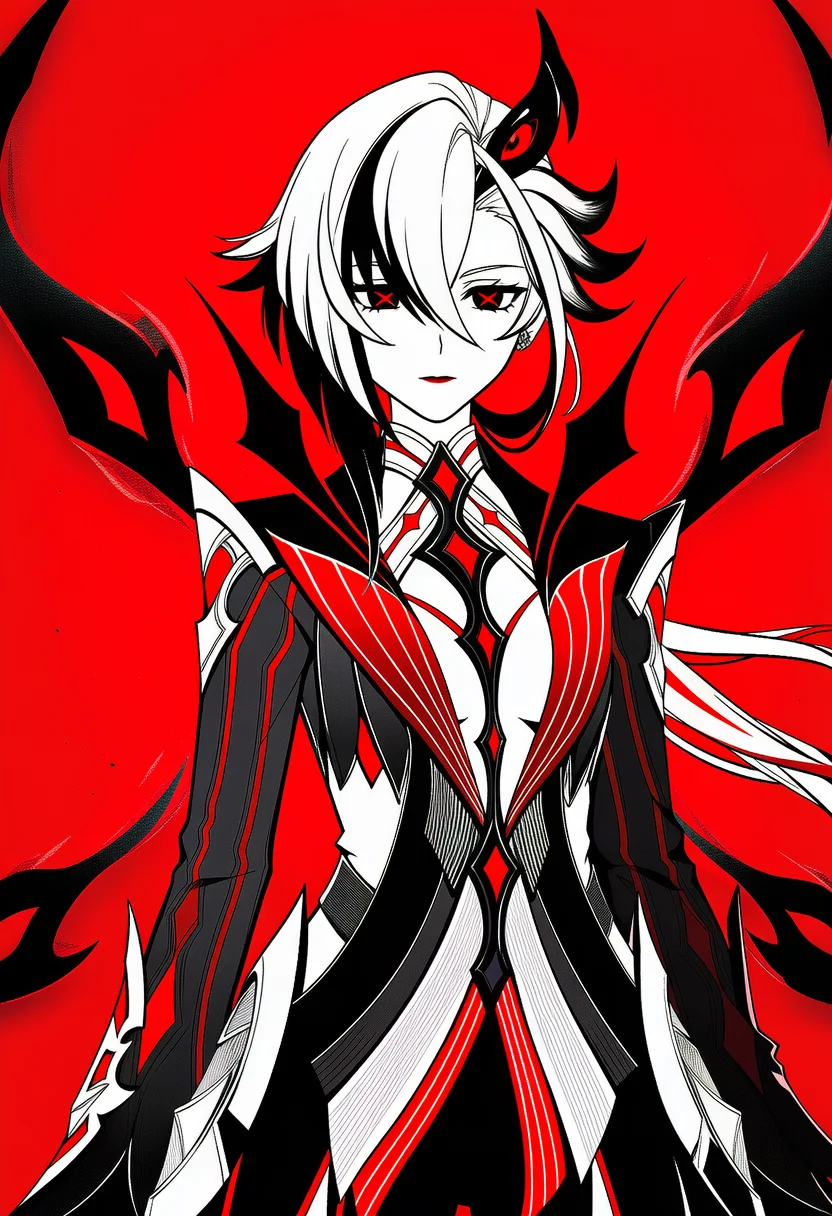 arlecchino (cinder of two worlds' flames) (genshin impact)