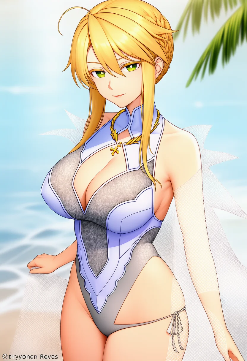 artoria pendragon (swimsuit ruler) (second ascension) (fate)