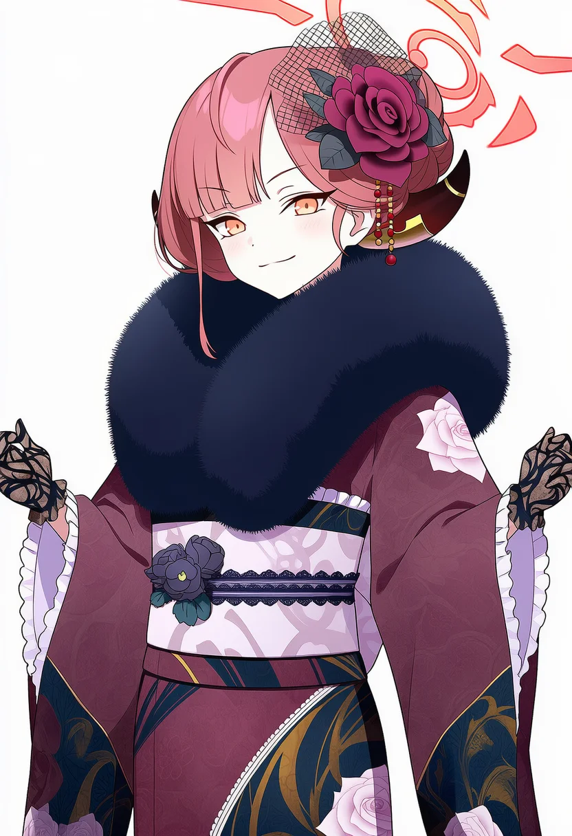 aru (new year) (blue archive)
