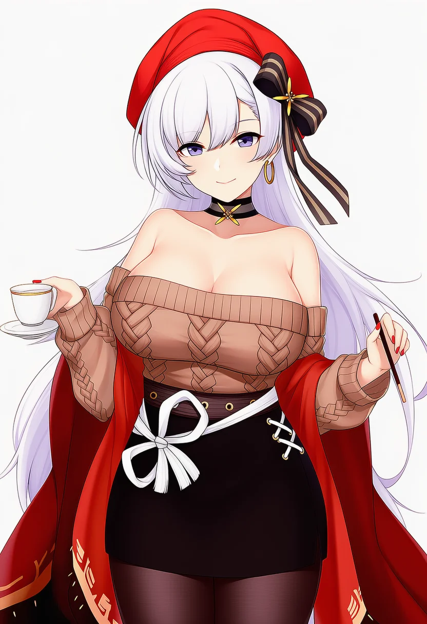 belfast (shopping with the head maid) (azur lane)