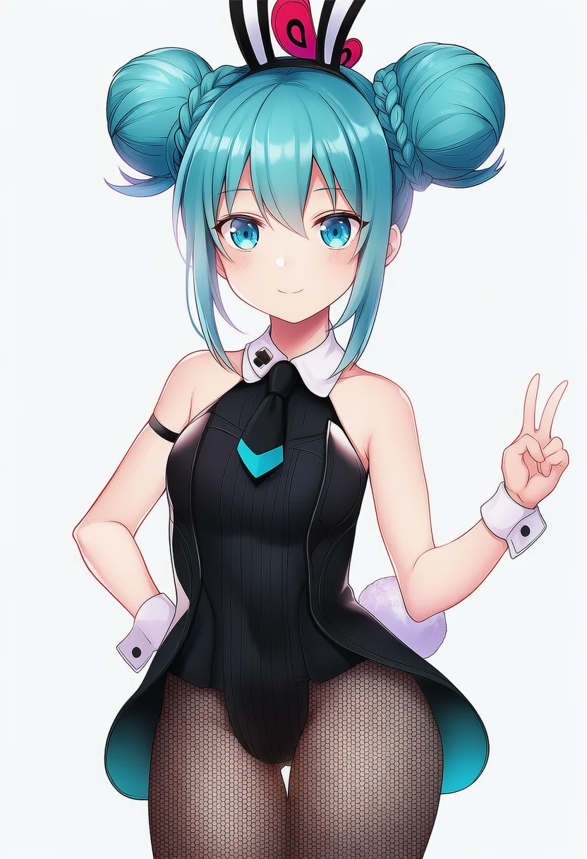 bicute bunnies miku (white bunny)