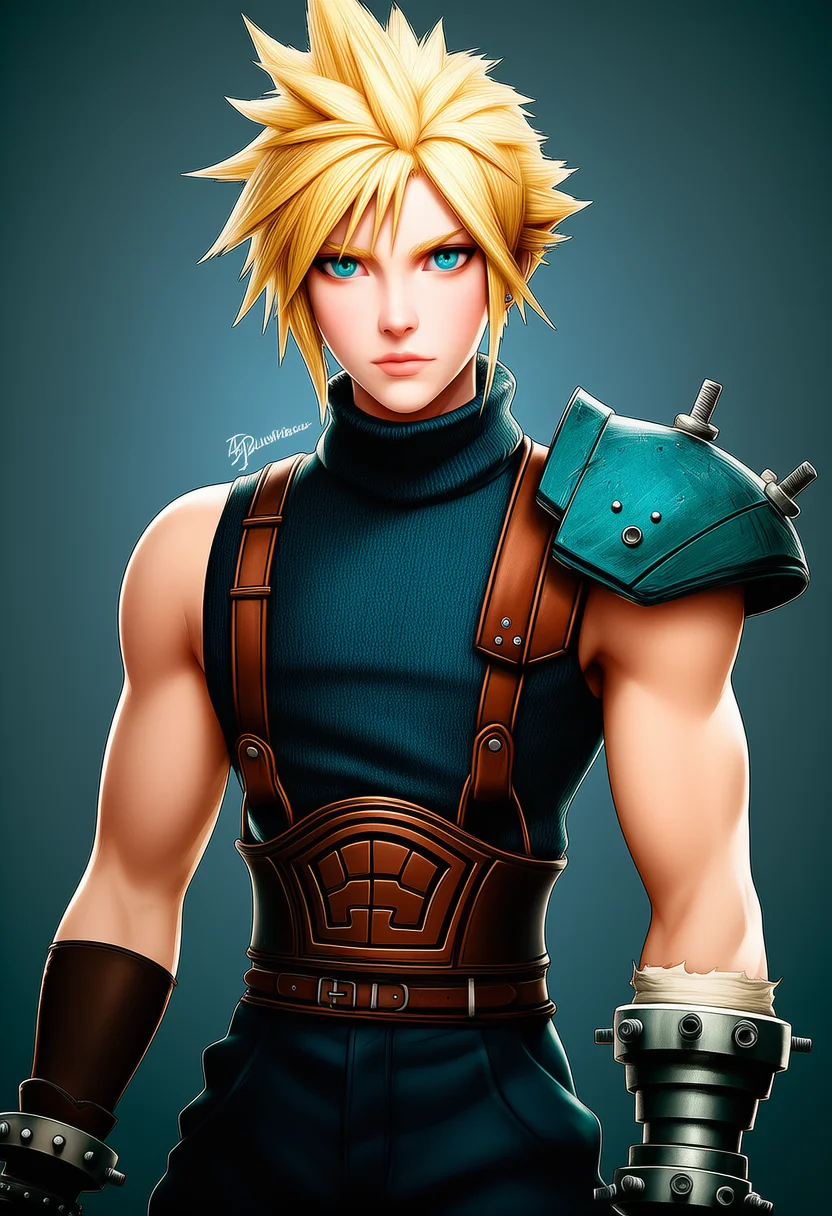 cloud strife (urban wolf)