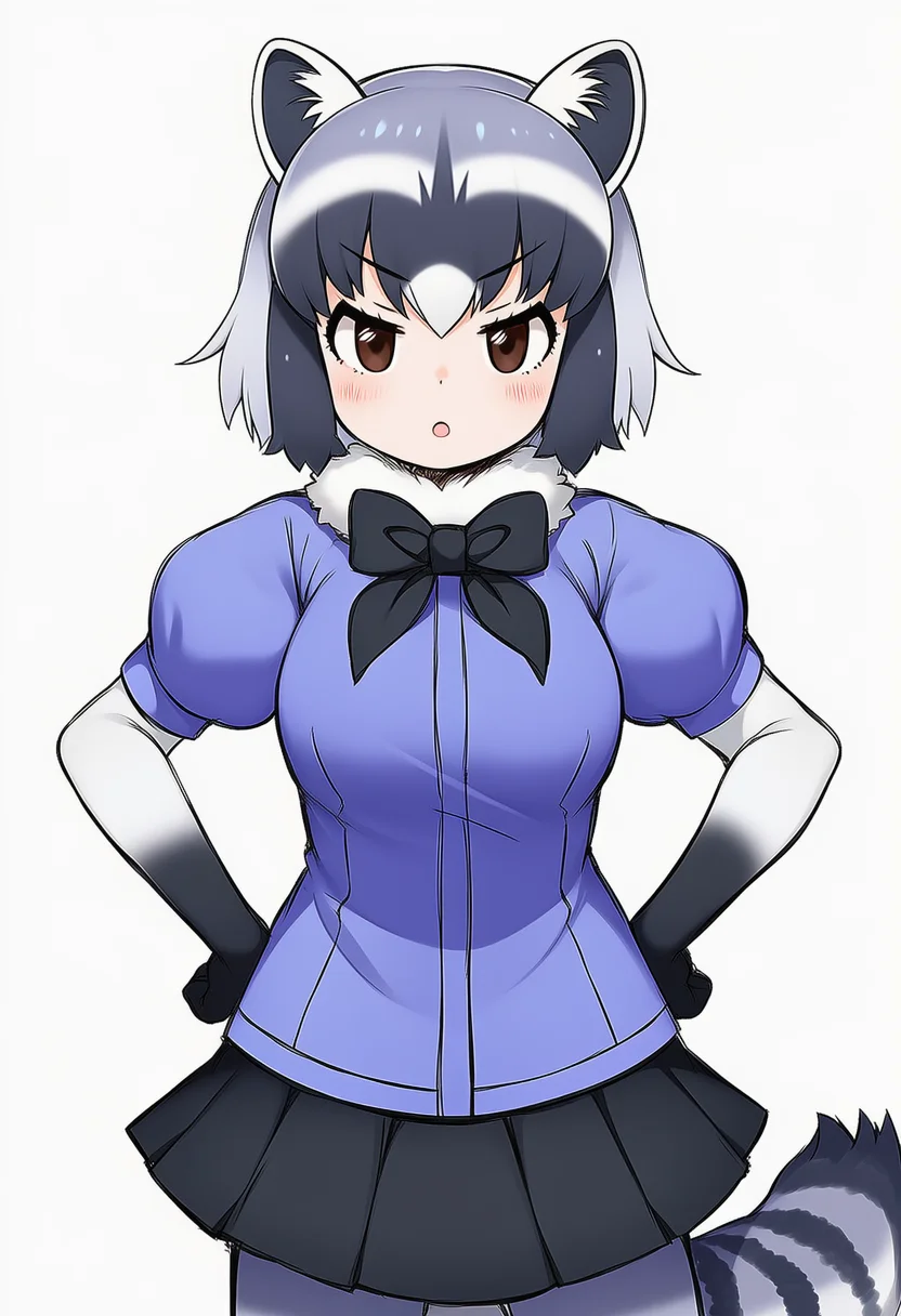 common raccoon (kemono friends)