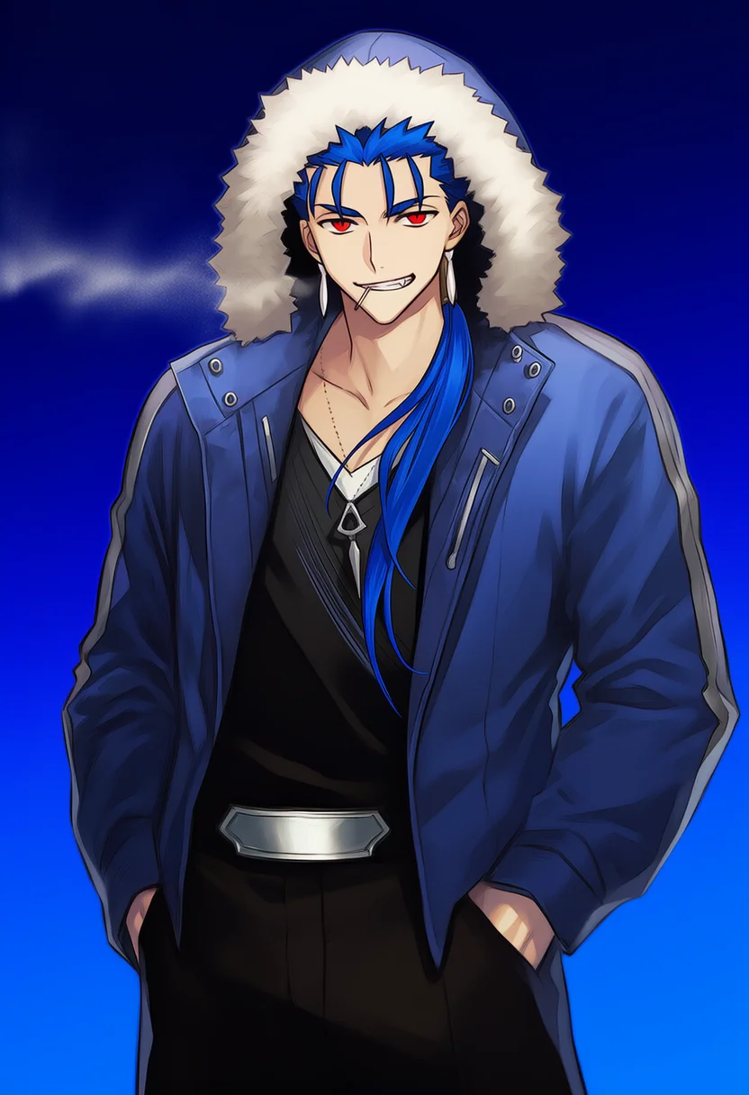 cu chulainn (casual wear) (fate)