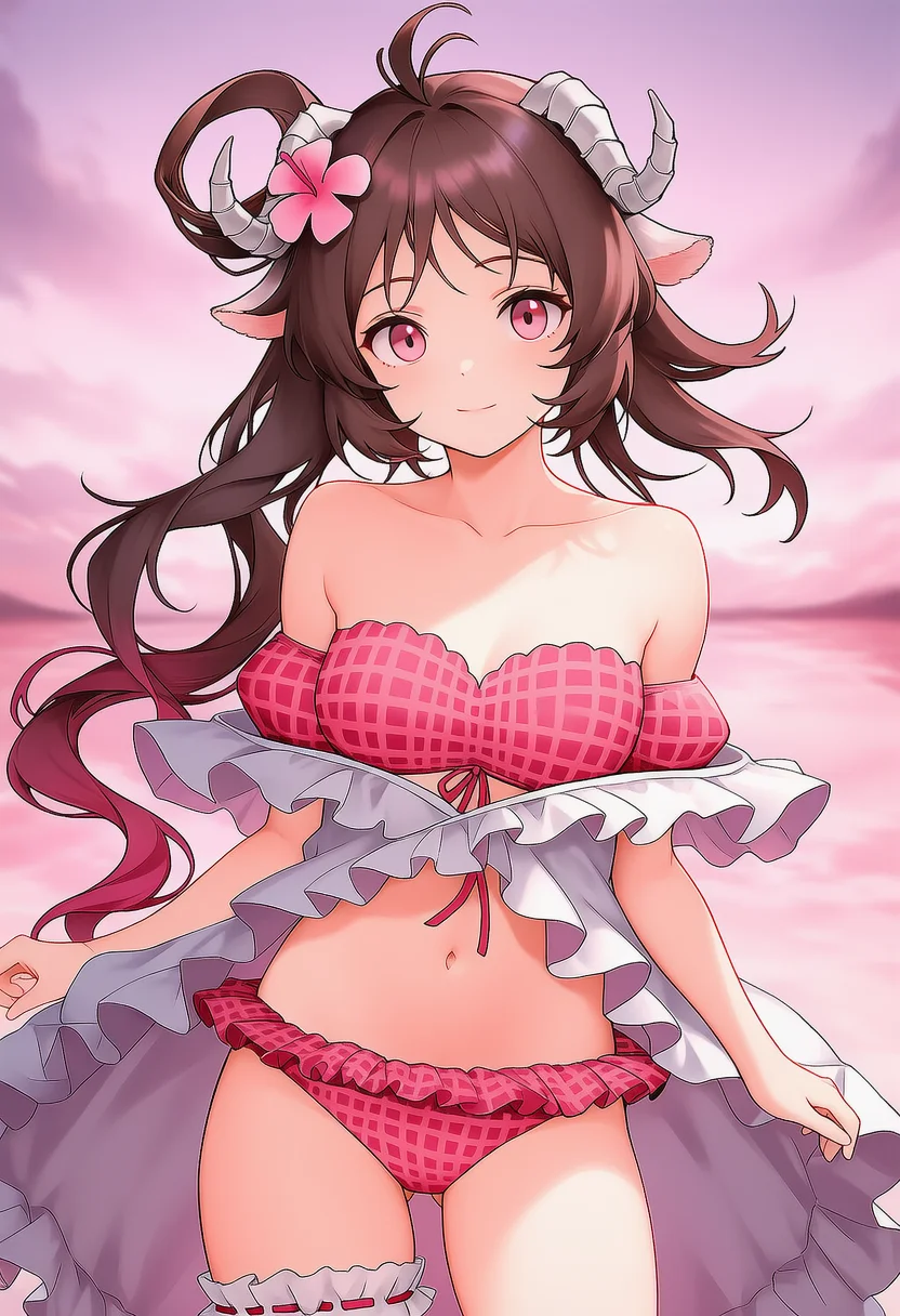 eyjafjalla (summer flower) (arknights)