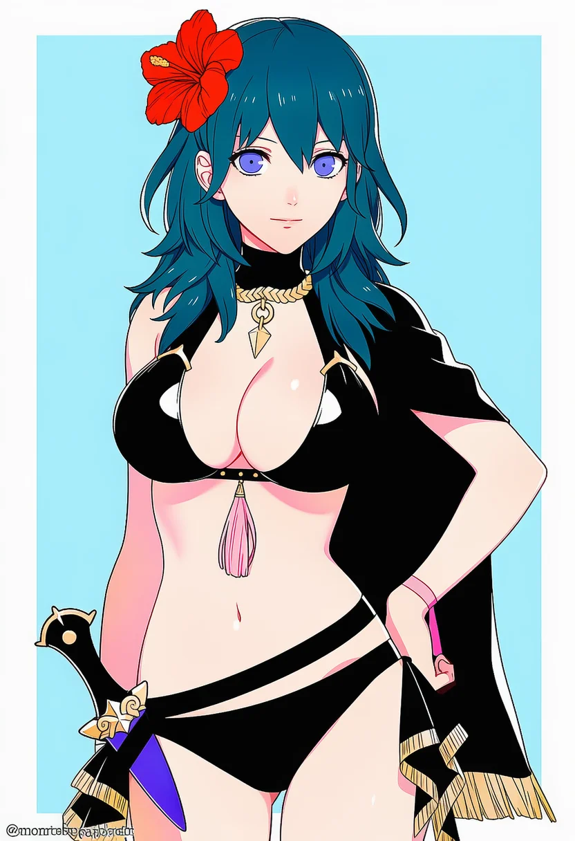 female byleth (summer) (fire emblem)