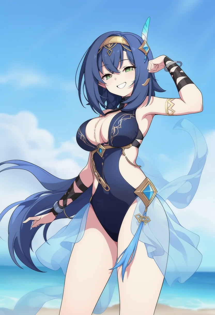 female tyrant (swimsuit) (stella sora)