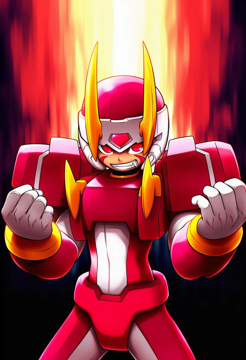 fighting fefnir (mega man)