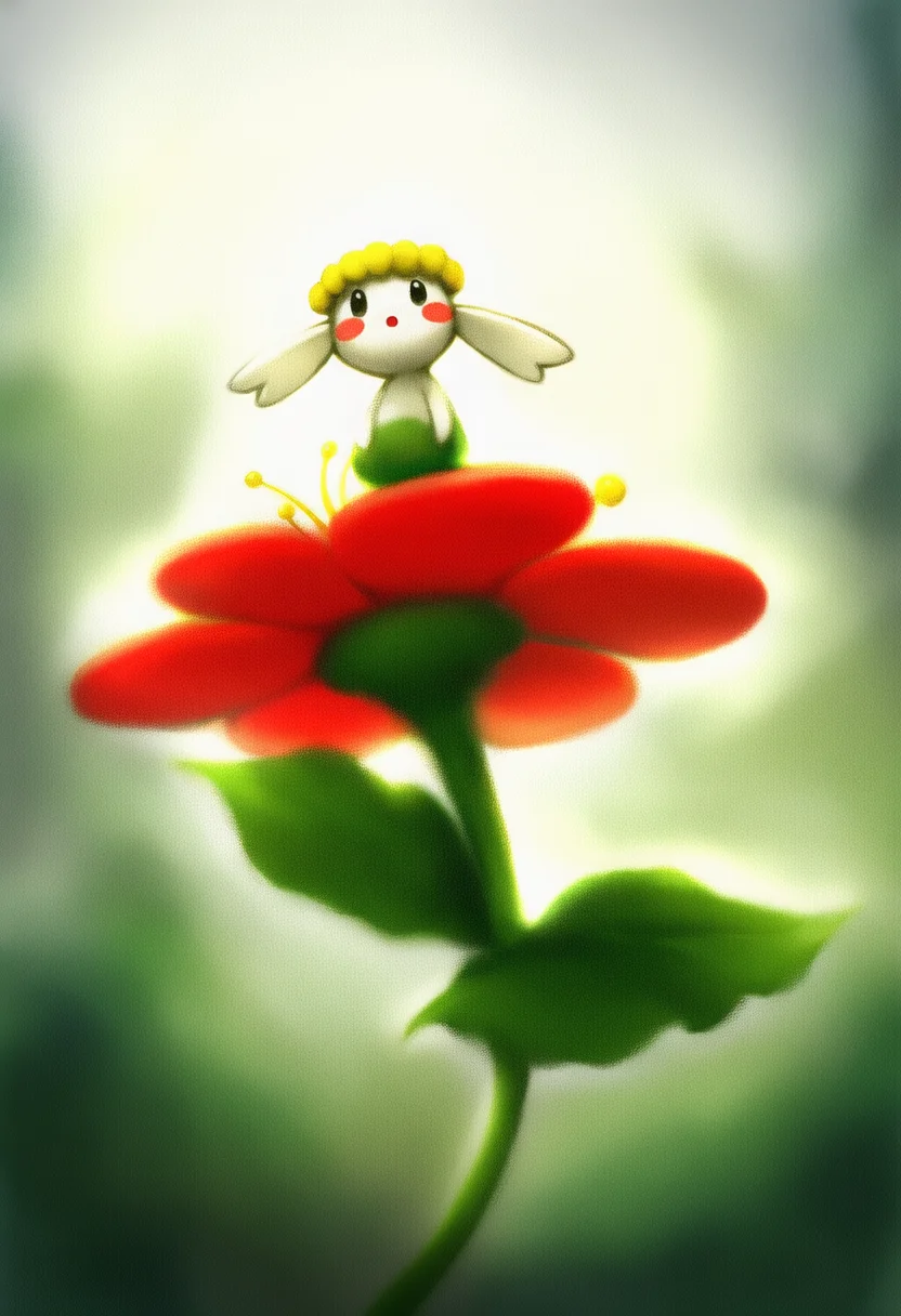 flabebe (red flower)