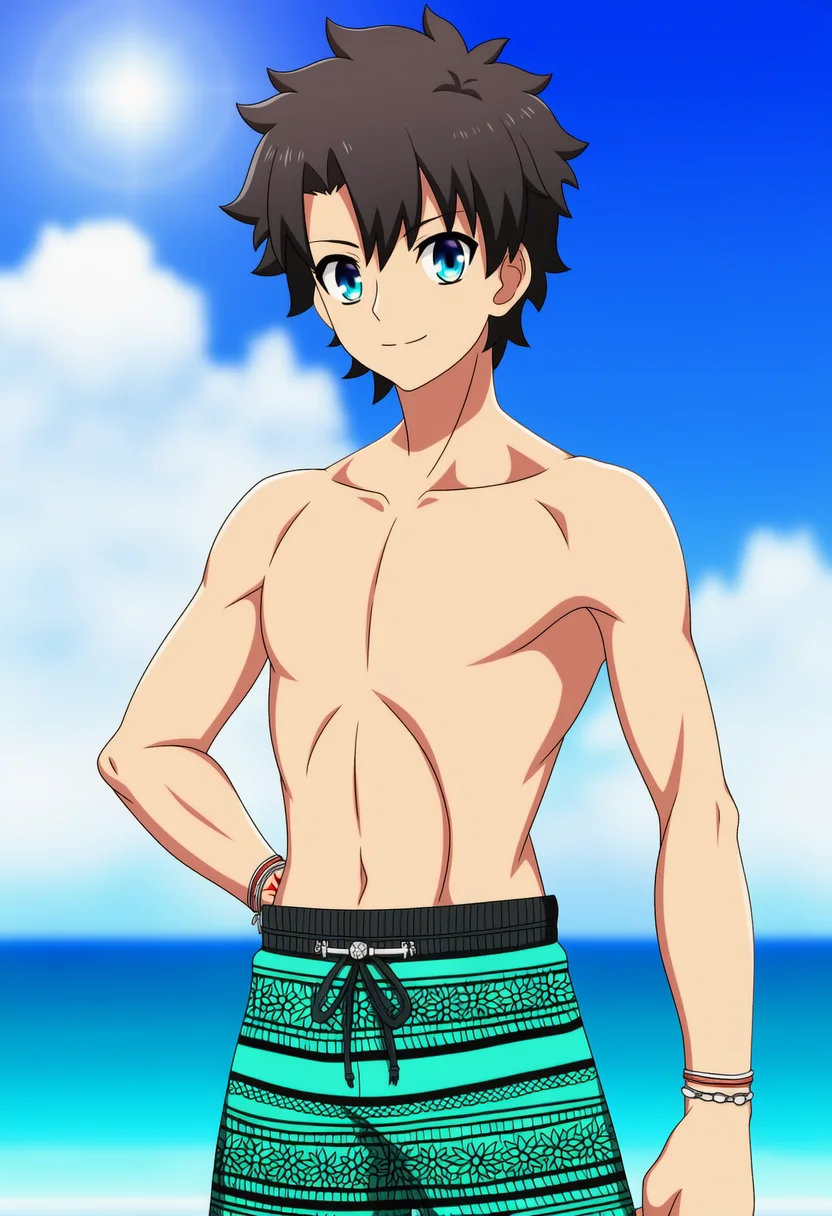 fujimaru ritsuka (male) (brilliant summer)