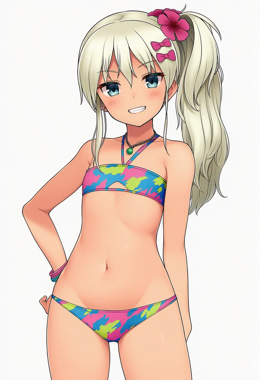 grecale (swimsuit) (kancolle)