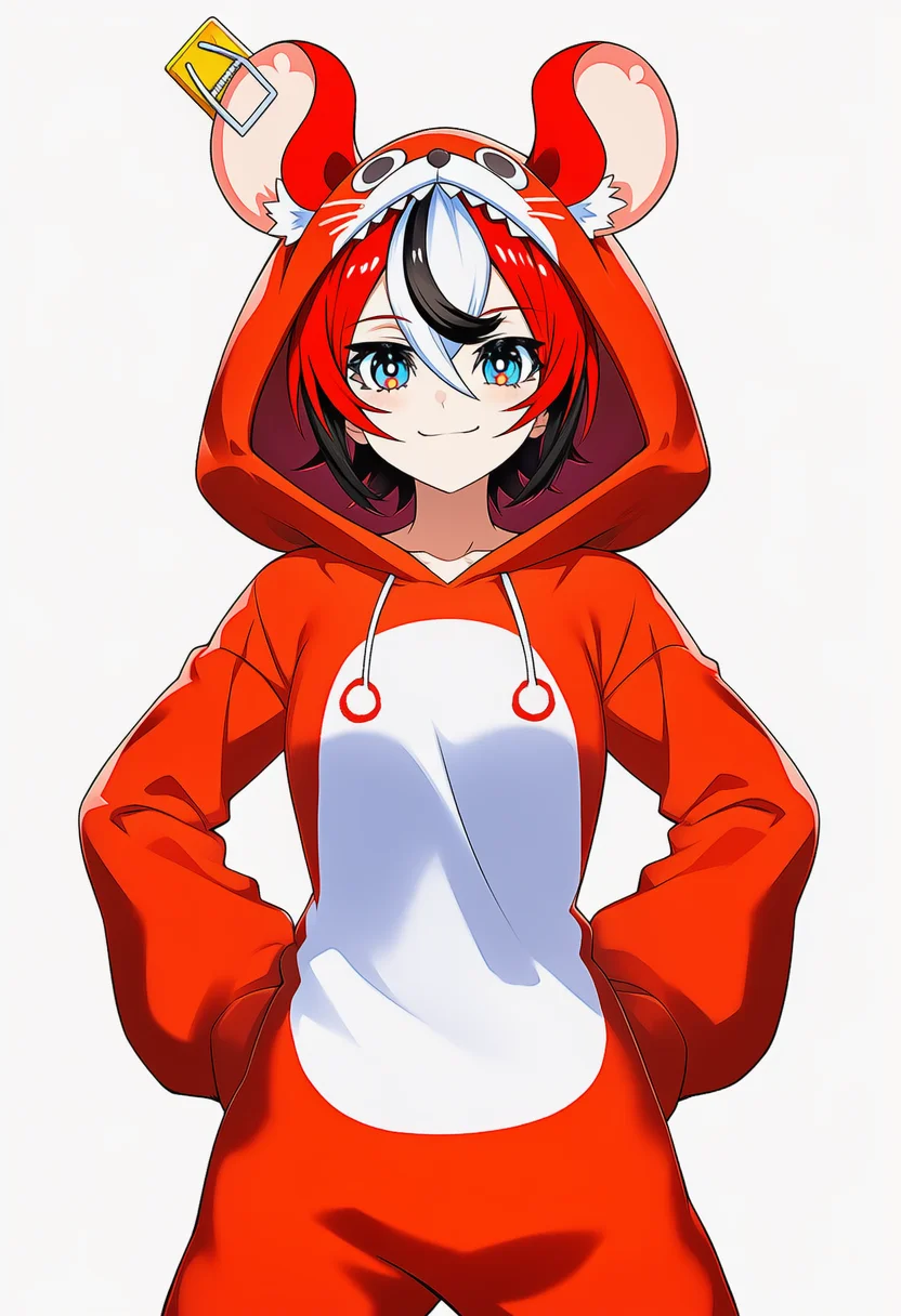 hakos baelz (strawberry onesie)