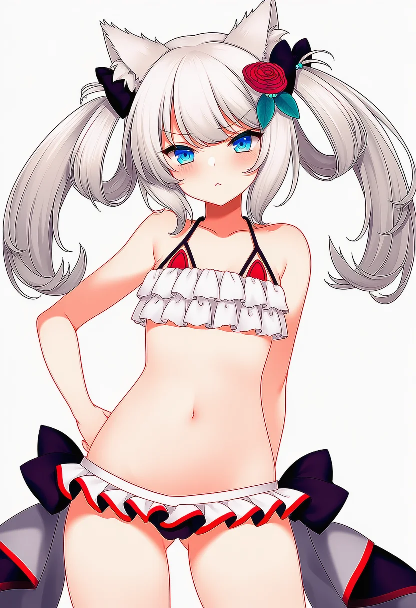 hammann (rebellious summer) (azur lane)
