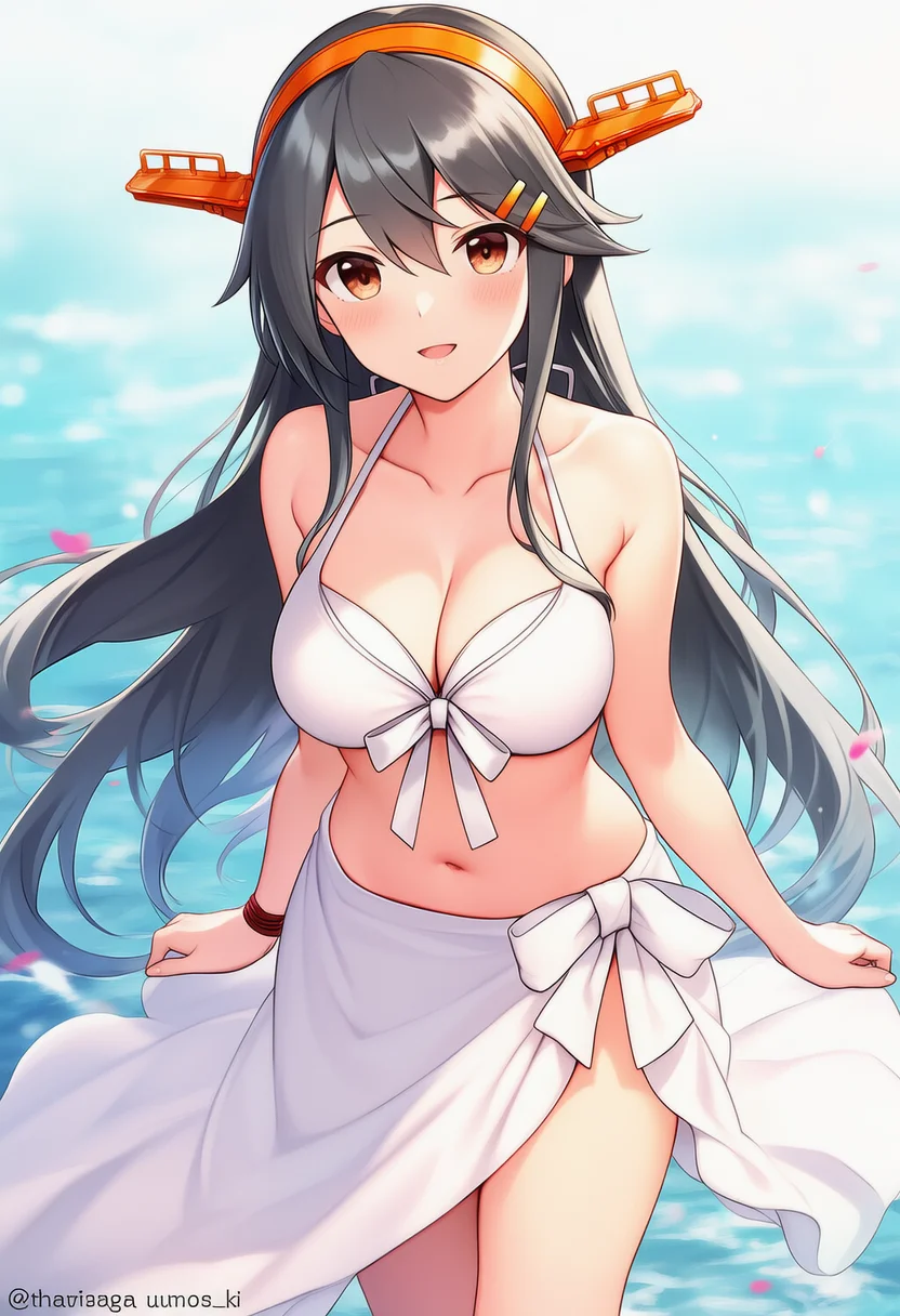 haruna (2016 swimsuit) (kancolle)
