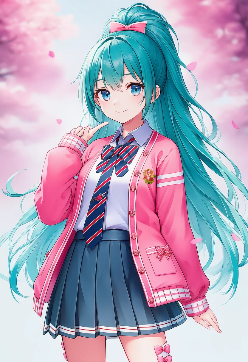 hatsune miku (ribbon girl)