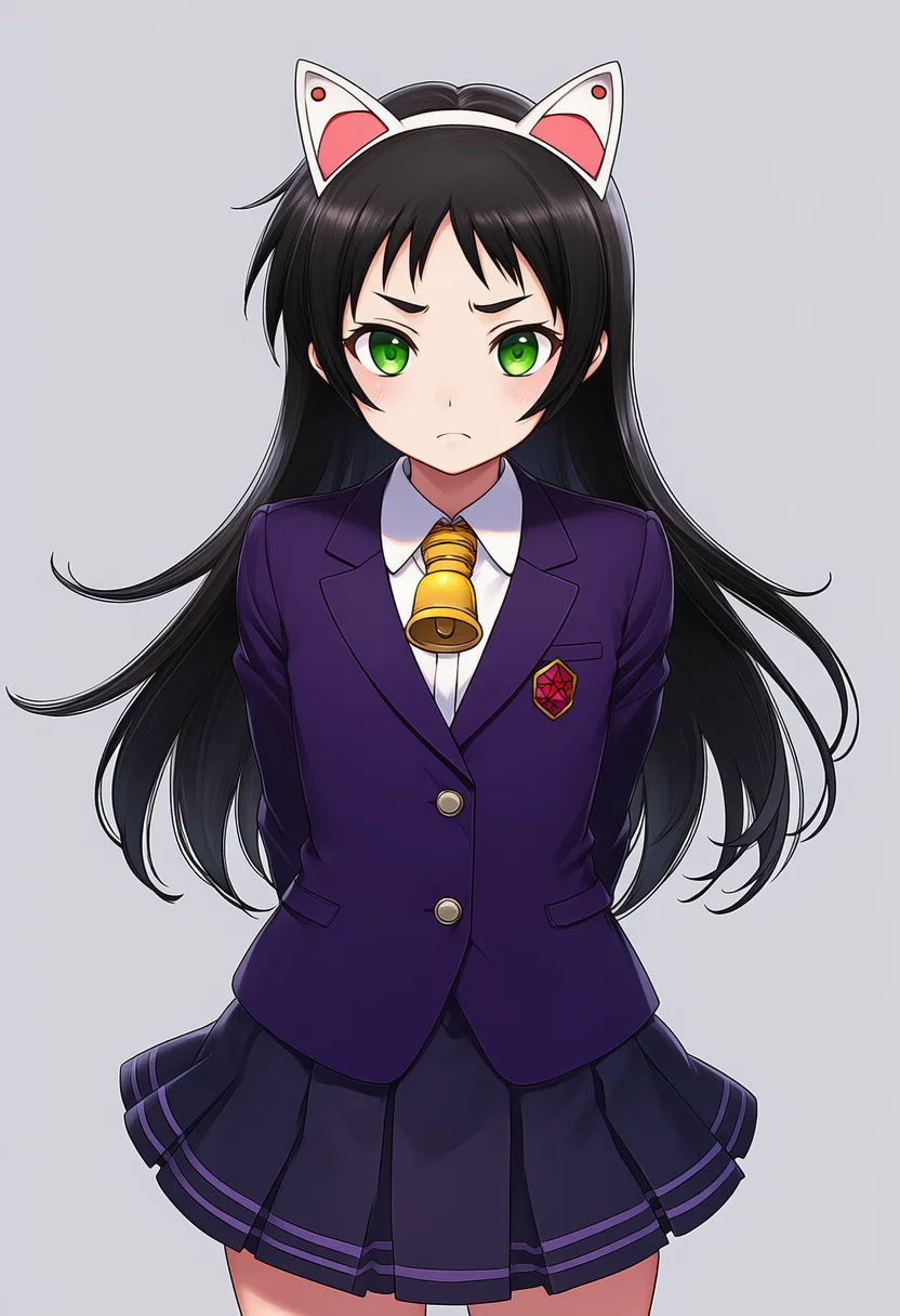 AI-generated NovelAI Diffusion V4.5 sample of the "hazuki kurumi" tag