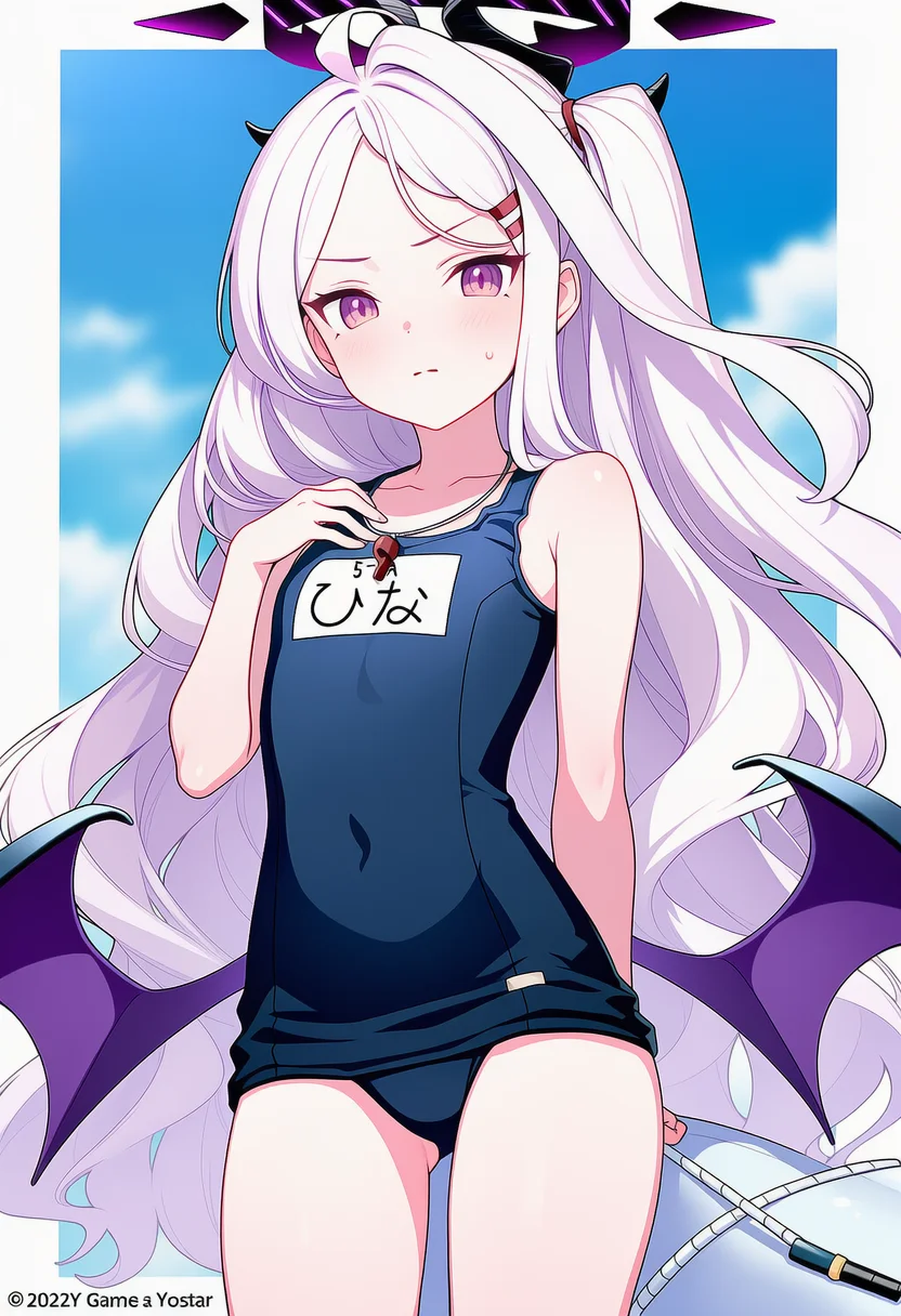 hina (swimsuit) (blue archive)