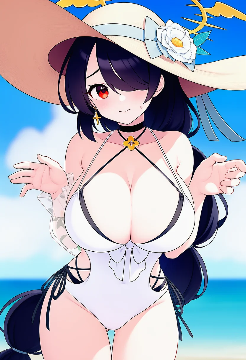 hinata (swimsuit) (blue archive)