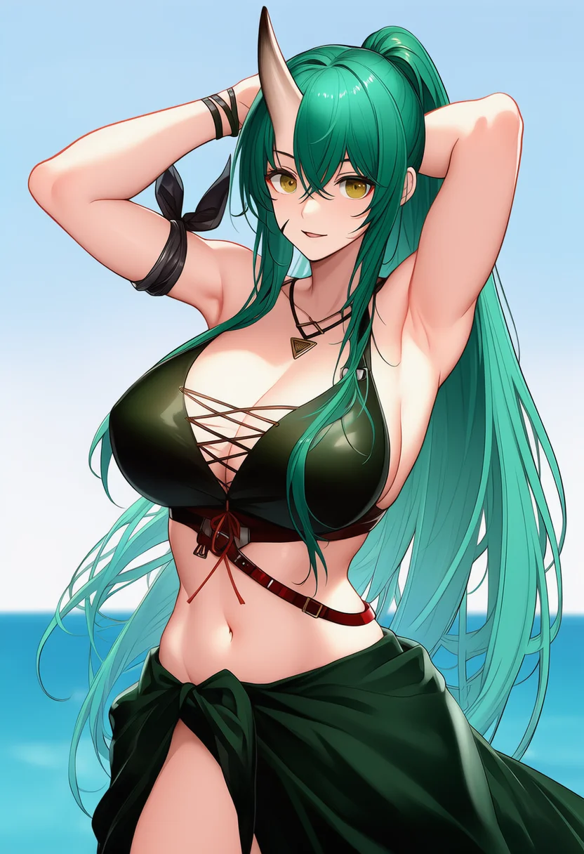 hoshiguma (summer) (arknights)
