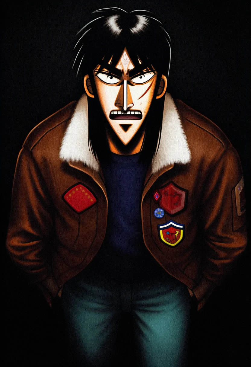 AI-generated NovelAI Diffusion V4.5 sample of the "itou kaiji" tag