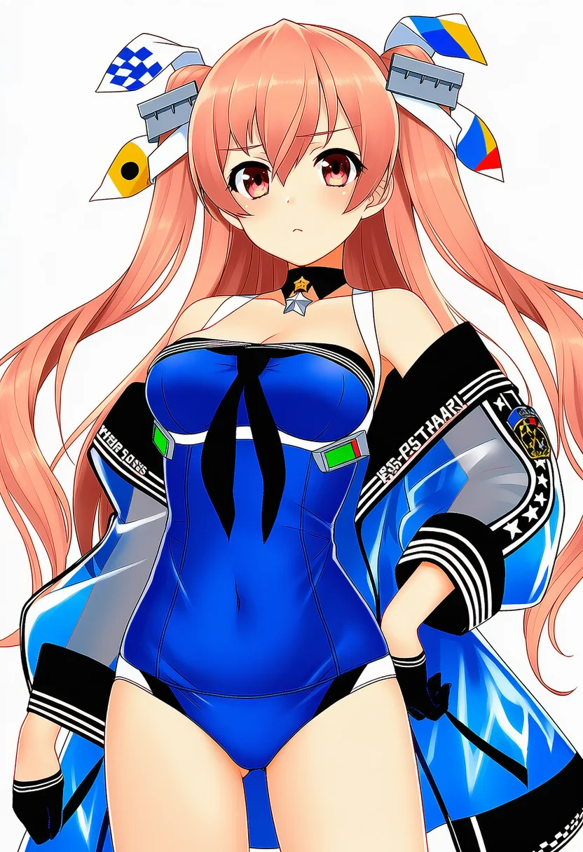 johnston kai (swimsuit) (kancolle)