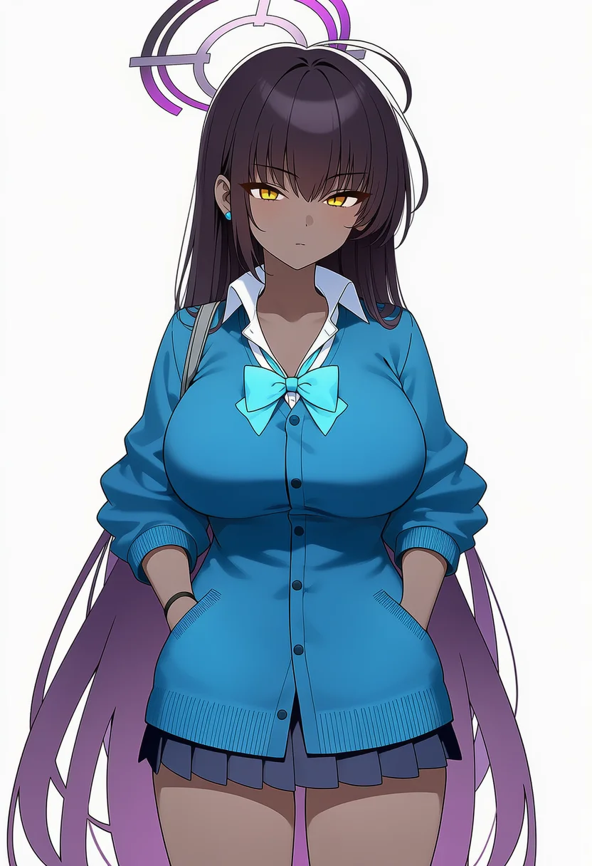 karin (school uniform) (blue archive)