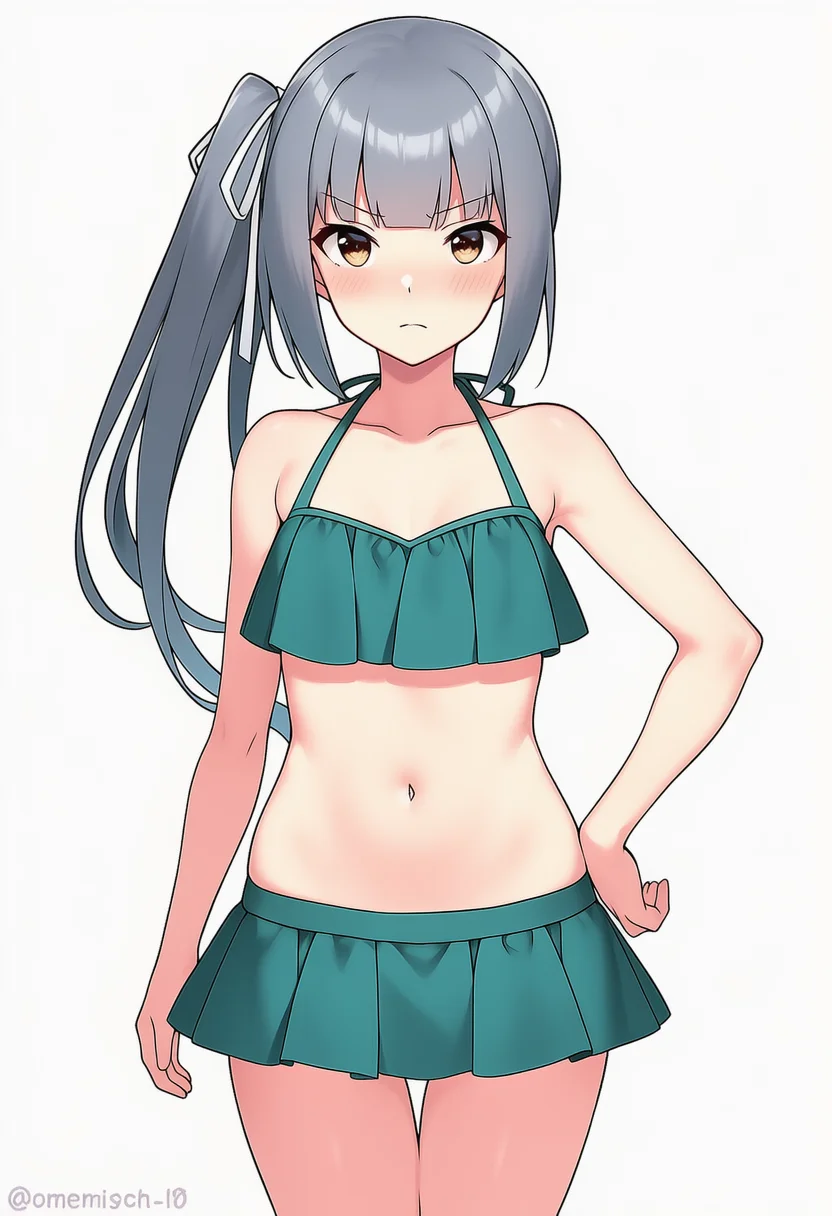 kasumi kai ni (swimsuit) (kancolle)
