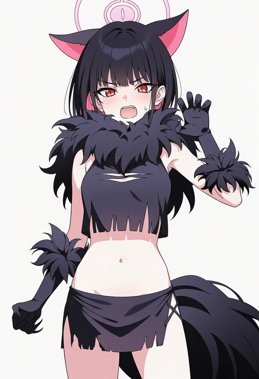 kazusa (halloween) (blue archive)