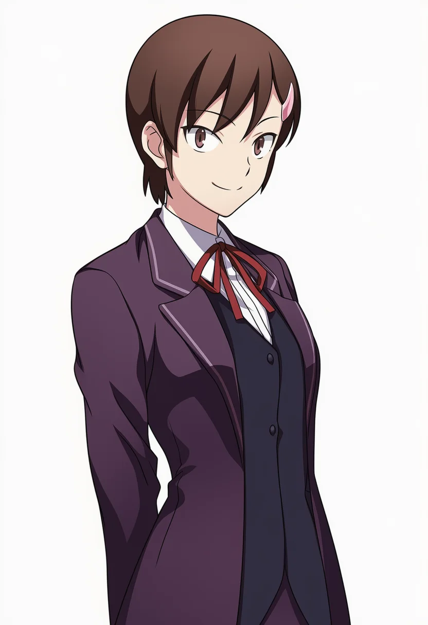 AI-generated NovelAI Diffusion V4.5 sample of the "kosaka chihiro" tag