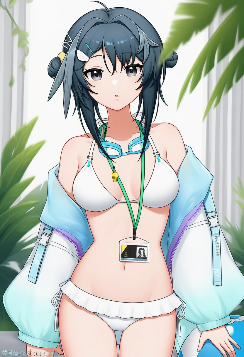 la pluma (summer flowers) (arknights)