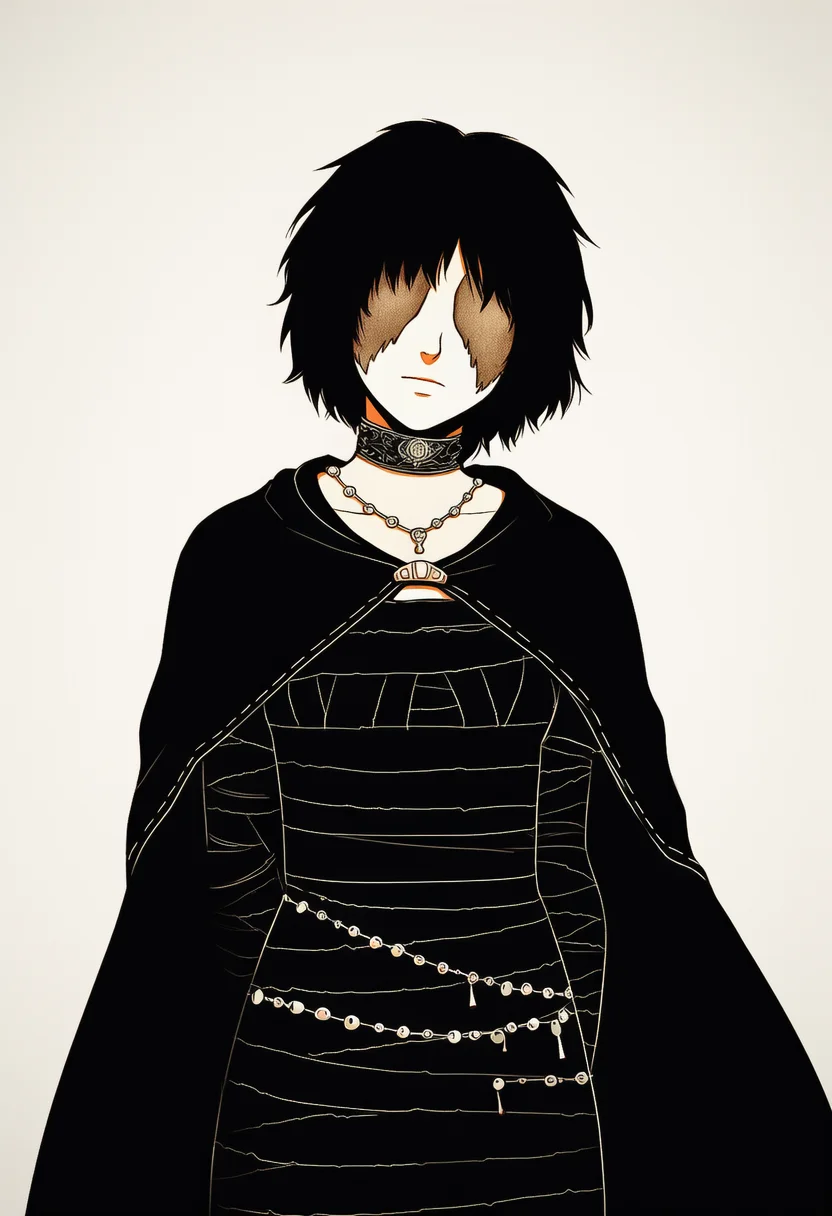 maiden in black
