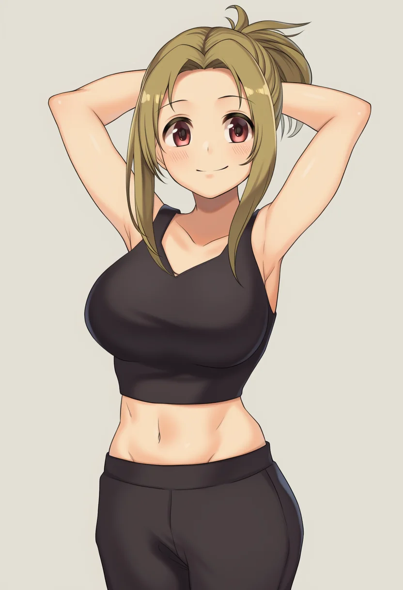 AI-generated NovelAI Diffusion V4.5 sample of the "manabe itsuki" tag