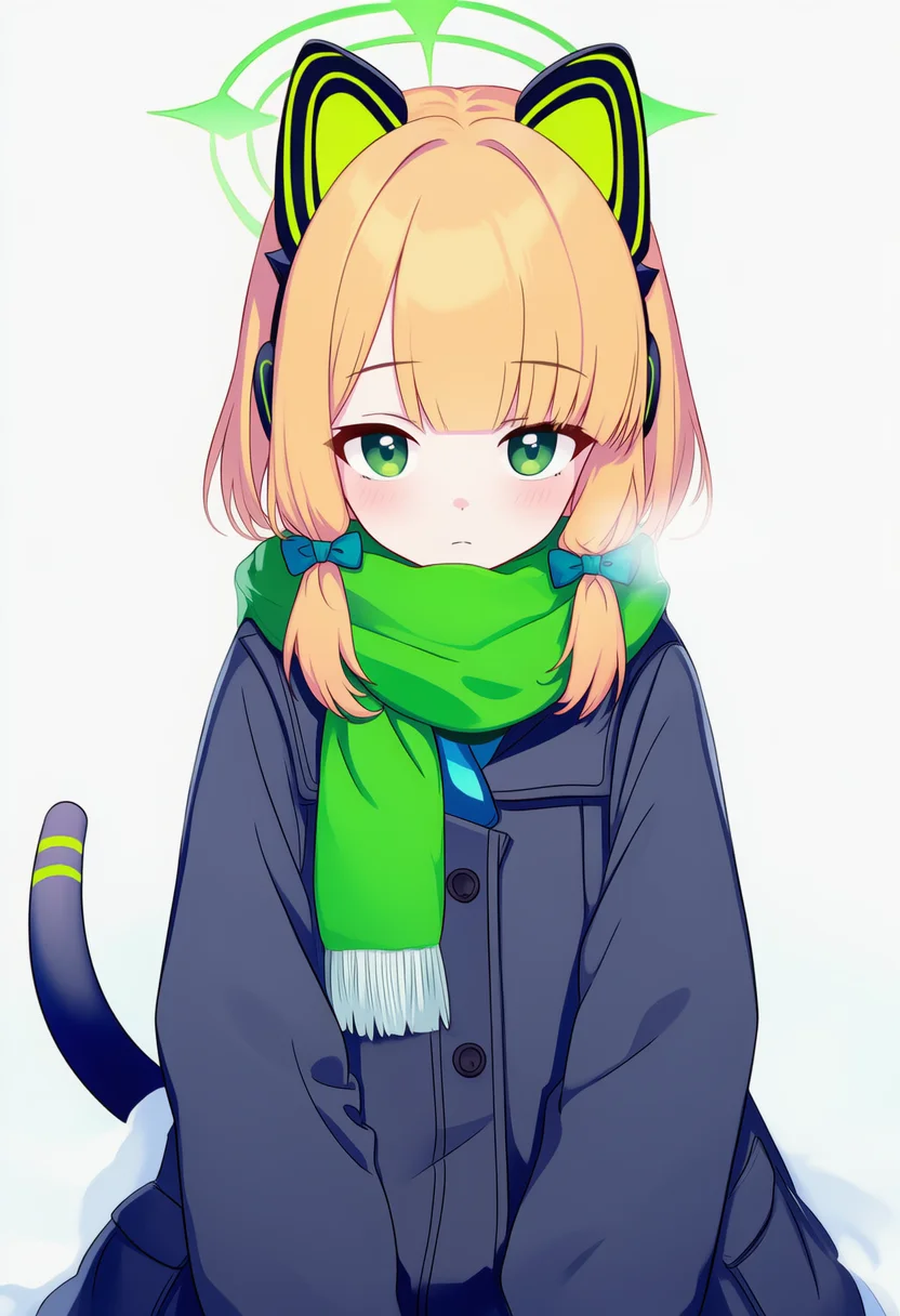 midori (winter) (blue archive)