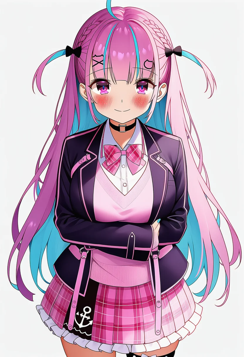 minato aqua (school uniform)