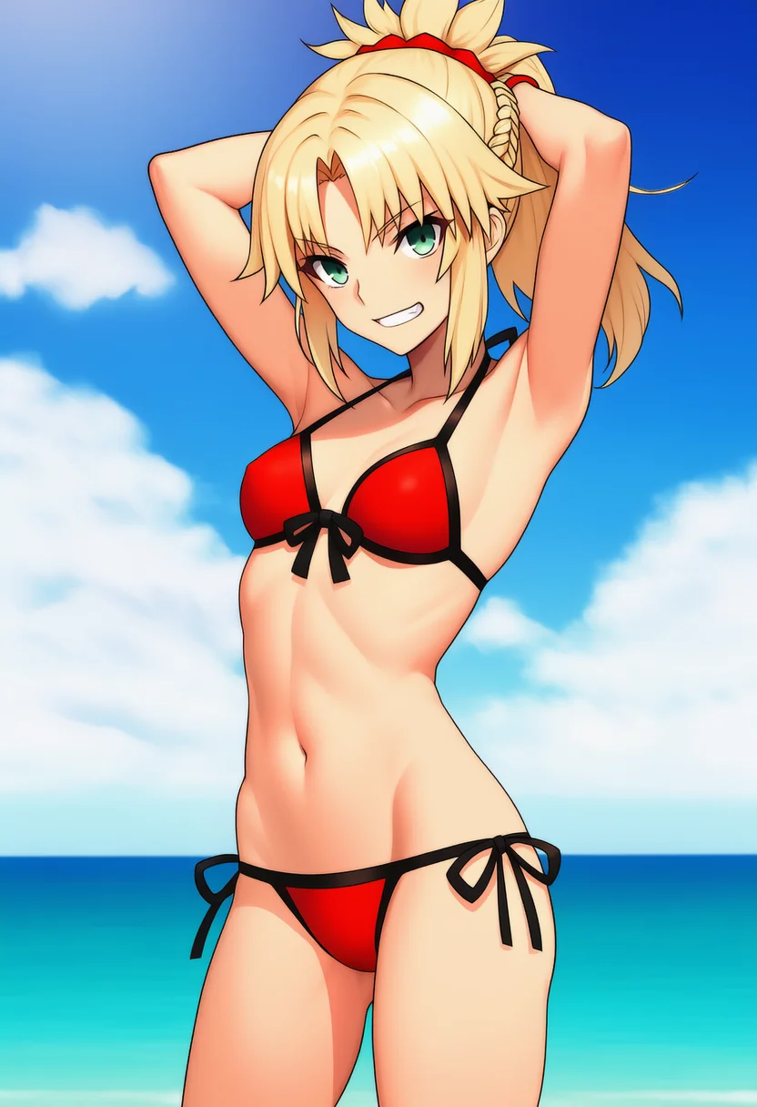 mordred (swimsuit rider) (fate)