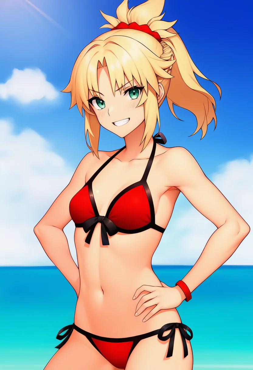 mordred (swimsuit rider) (first ascension) (fate)