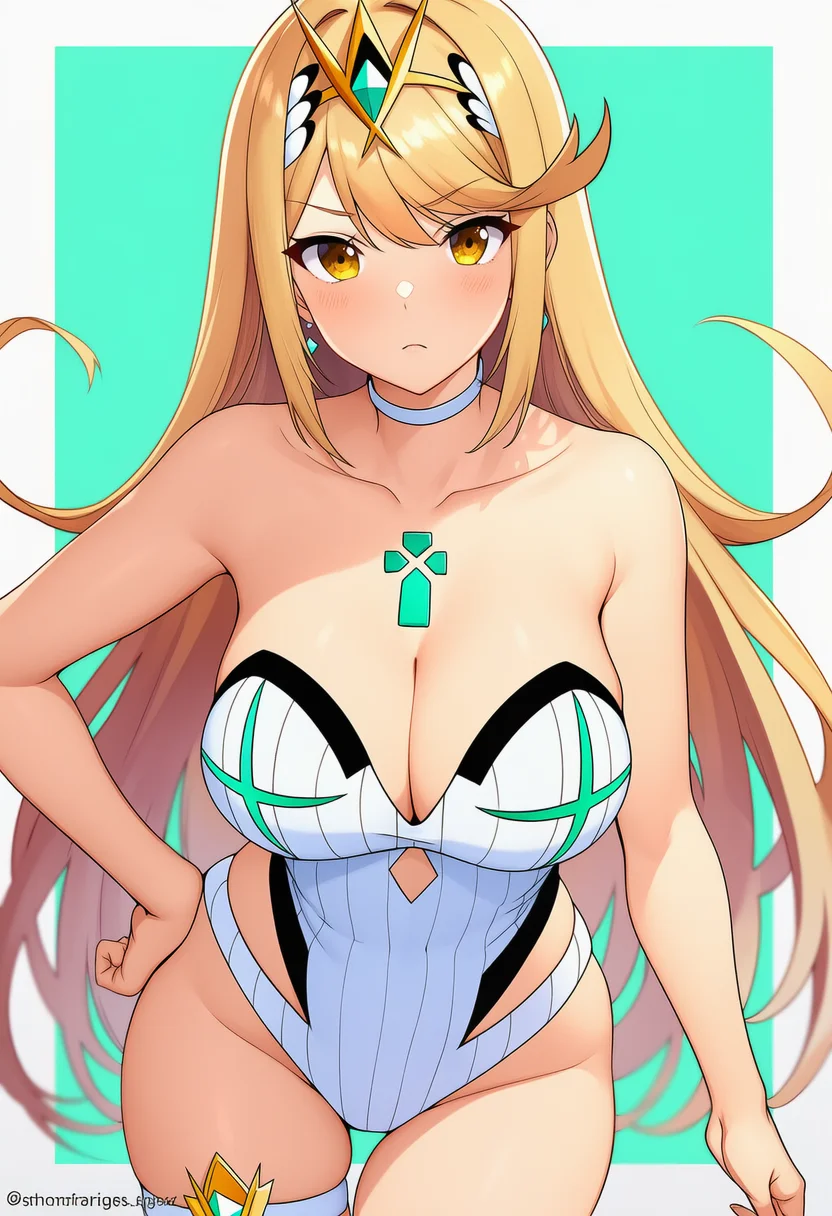 mythra (radiant beach) (xenoblade)