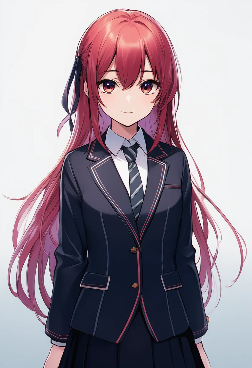 AI-generated NovelAI Diffusion V4.5 sample of the "nagase minato" tag