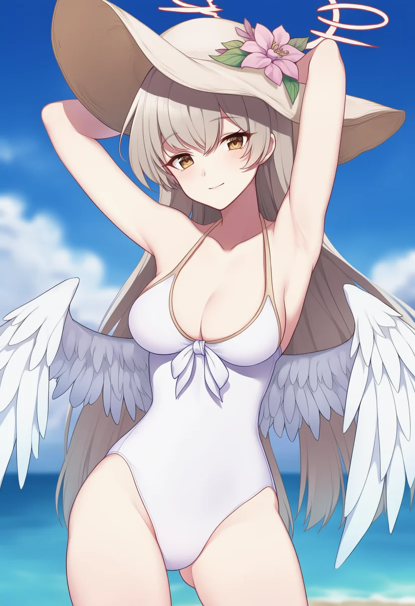 nagisa (swimsuit) (blue archive)