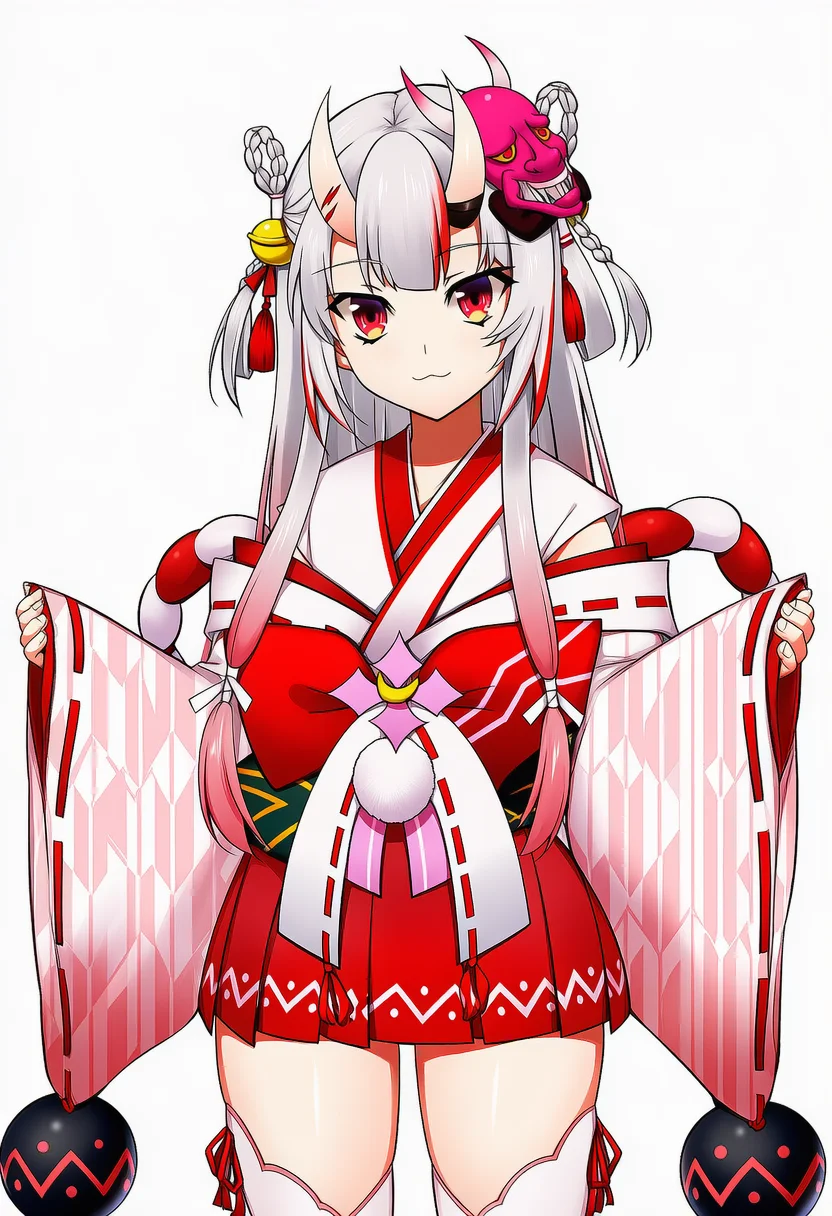 nakiri ayame (shrine maiden)