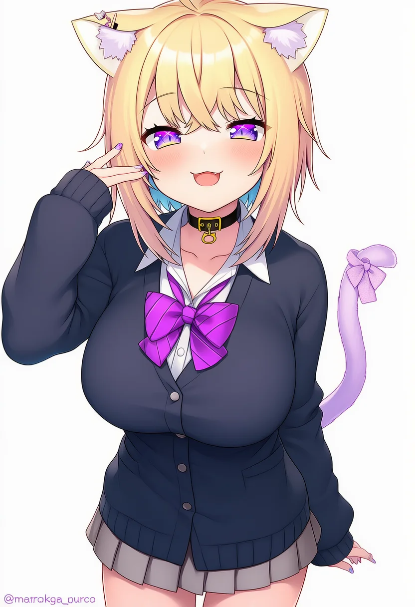 nekomata okayu (gyaru)