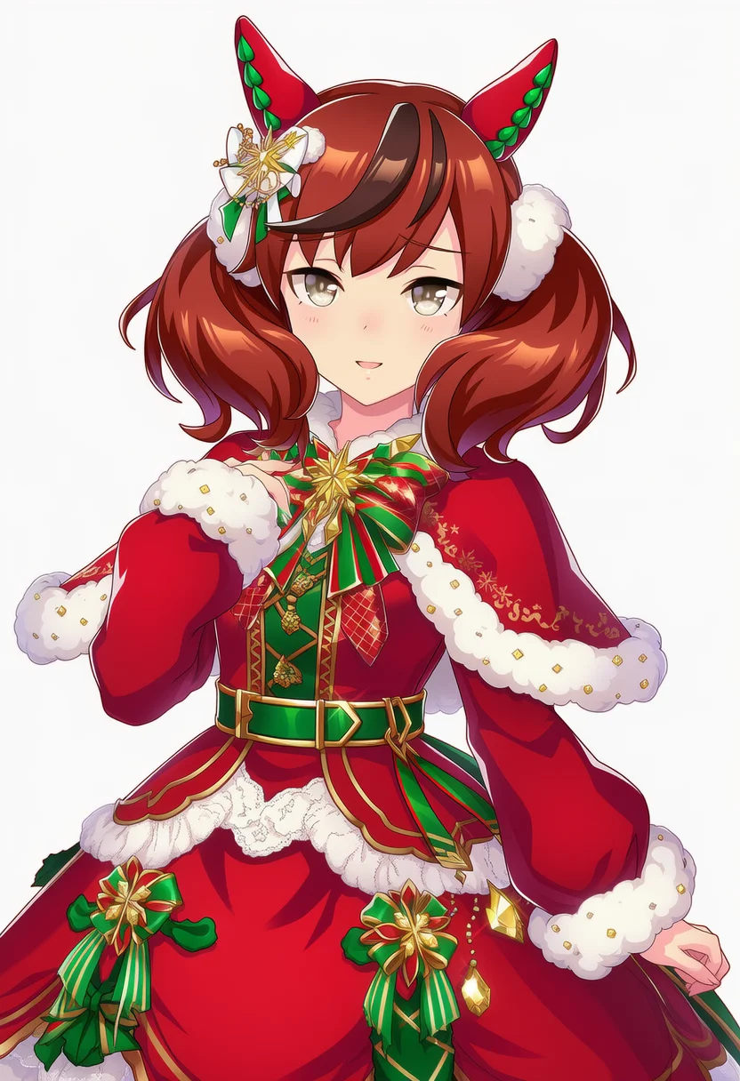 nice nature (poinsettia ribbon) (umamusume)