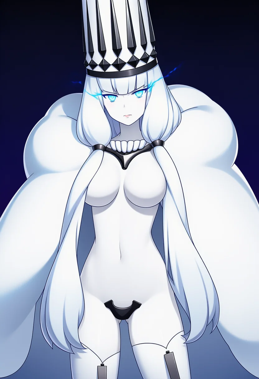 AI-generated NovelAI Diffusion V4.5 sample of the "northern water princess" tag