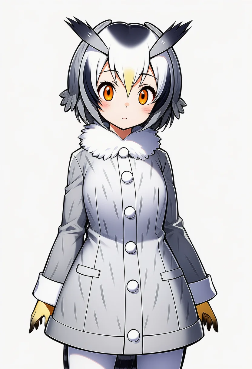 northern white-faced owl (kemono friends)