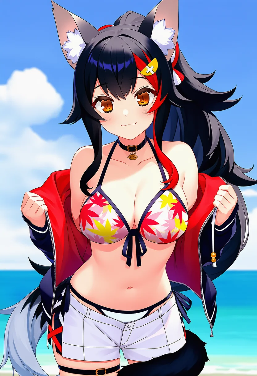 ookami mio (hololive summer 2019)