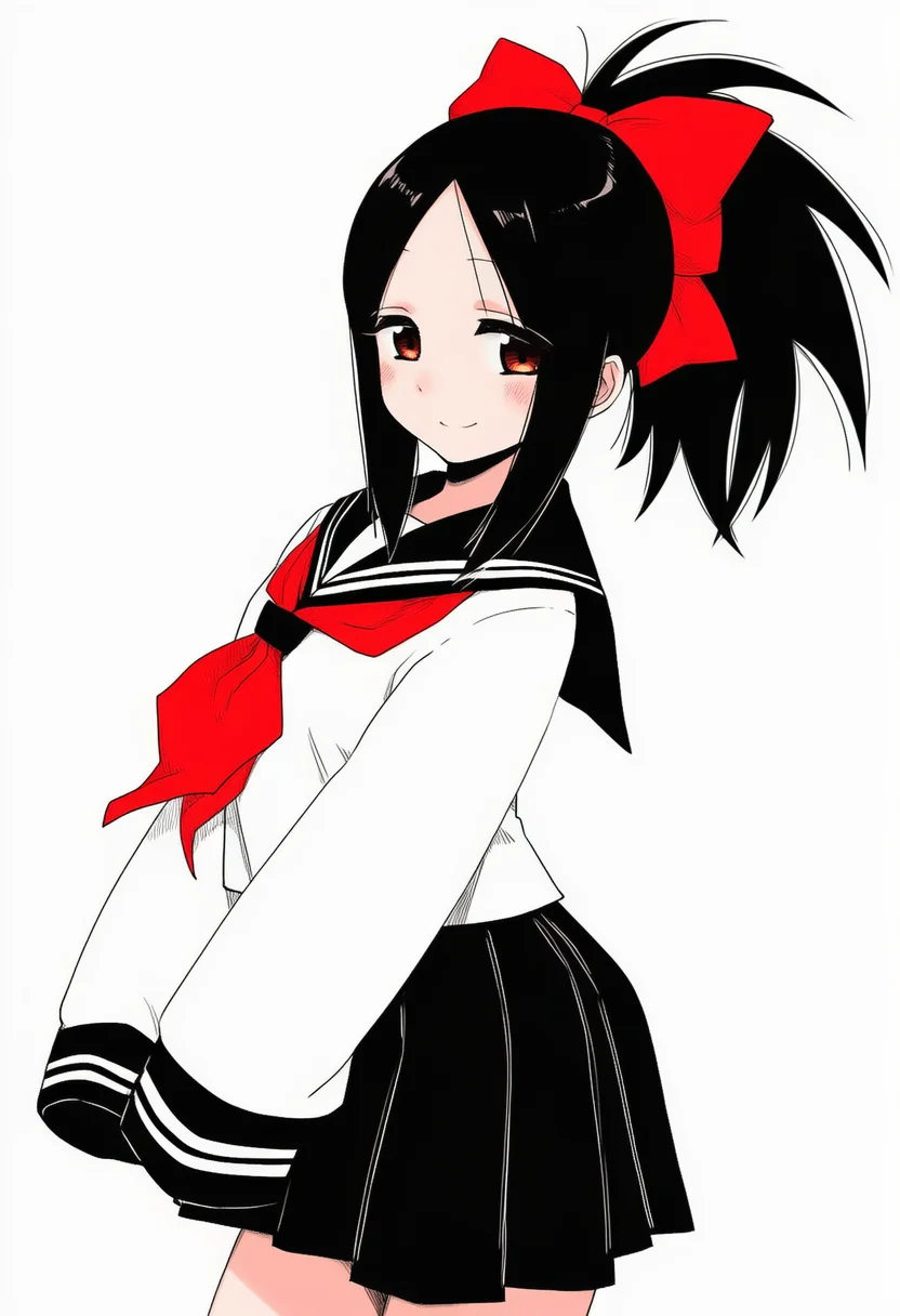 AI-generated NovelAI Diffusion V4.5 sample of the "oora kanako" tag