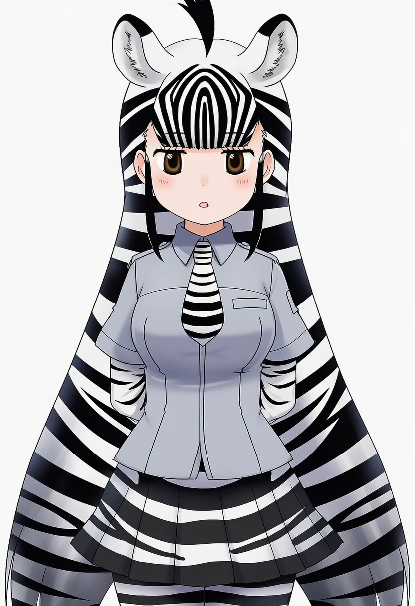 plains zebra (kemono friends)