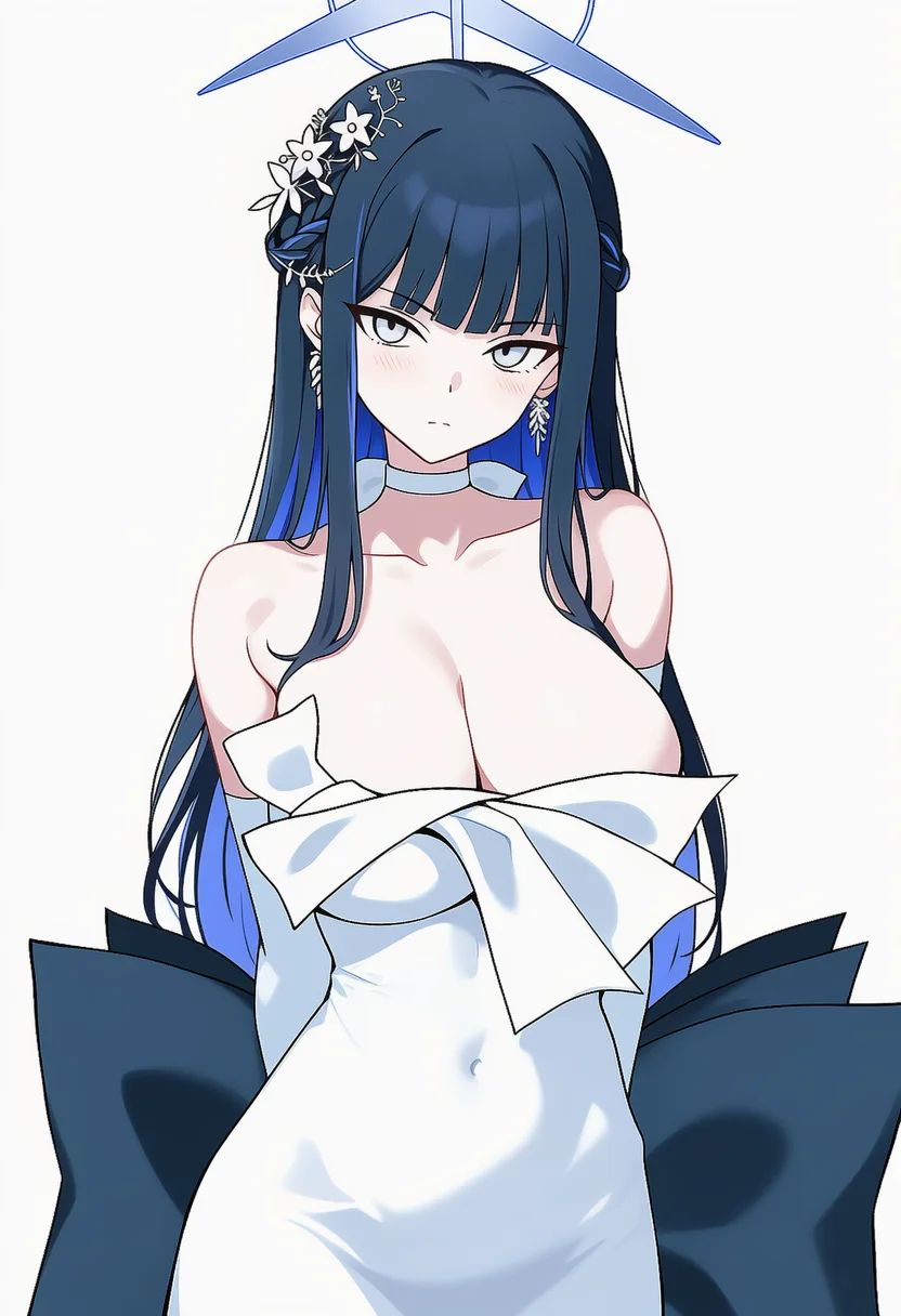 saori (dress) (blue archive)